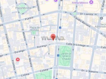 Terreno/Edificio comercial en RENTA en la Colonia Roma