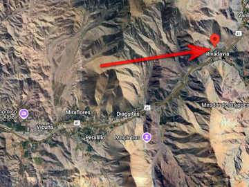 Venta de casa de 3D, 2B, amplio estacionamiento. Terreno de 450 m2. Rivadavia, Valle del Elqui. $65 millones