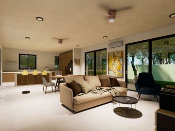 Casa con alberca privada ecológica en venta El Ramonal, Cancún