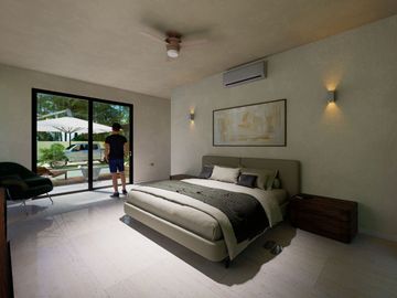 Casa con alberca privada ecológica en venta El Ramonal, Cancún