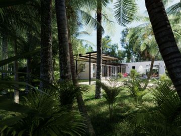 Casa con alberca privada ecológica en venta El Ramonal, Cancún
