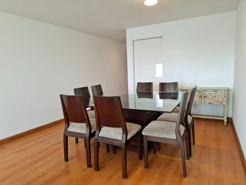 DEPARTAMENTO FAMILIAR A 3 CUADRAS DEL GOLF/AMOBLADO/3HAB/2 ESTACIONAMIENTOS/MAMPARAS Y VENTANAS ANTIRUIDO/PISCINA/GIMNASIO/TERRAZA Y BBQ