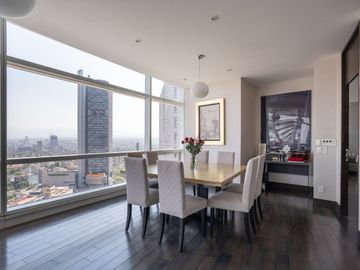 Condo con vista panorámica y helipuerto en St Regis, en venta, Cuauhtémoc CDMX