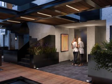 Penthouse de 2 habitaciones en la col. del Valle (F-307)