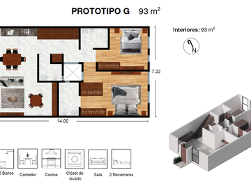 Penthouse de 2 habitaciones en la col. Del Valle (G-308)