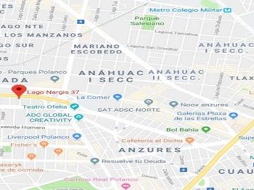 Venta de Departamento en Remate, cerca de Plaza Antara y Carso, Col. Granada, Miguel Hidalgo, CDMX