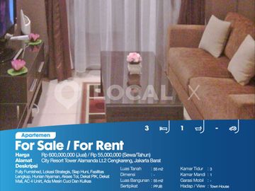 Apartemen City Resort Tower Alamanda Lt.2 Cengkareng, Jakarta Barat