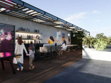 Penthouse de 2 habitaciones en la col. Del Valle