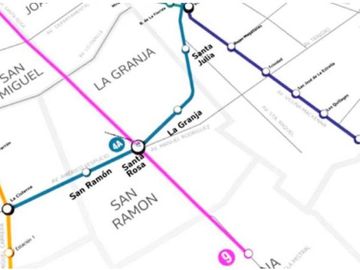 VENTA TERRENO CERCANO A PROXIMA LINEA 9 DEL METRO