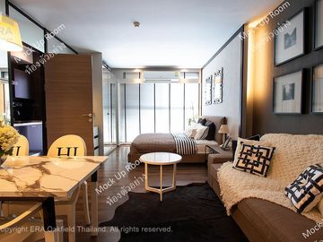 Condominium in the heart of Rayong city, quiet atmosphere, with convenience from complete facilities.