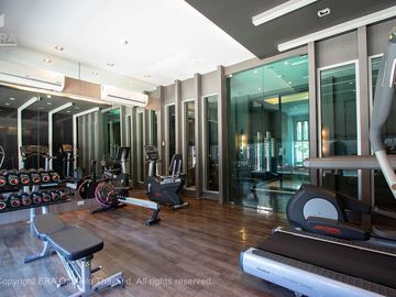 Condominium in the heart of Rayong city, quiet atmosphere, with convenience from complete facilities.