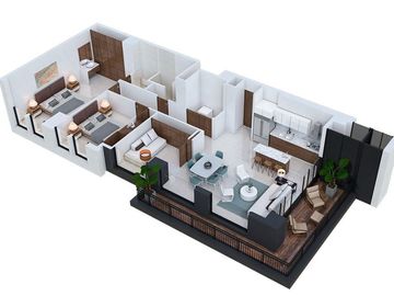 DEPARTAMENTOS EN VENTA TORRE CERCANA A NUEVA CARRETERA A SAN PEDRO