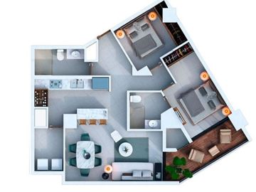 DEPARTAMENTOS EN VENTA TORRE CERCANA A NUEVA CARRETERA A SAN PEDRO