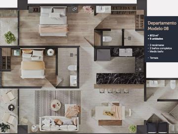Departamento Preventa donde deseas vivir Alamos II sección 2 recámaras QRO JF