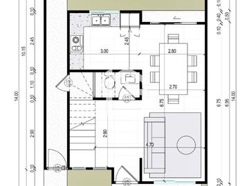 Casa en Venta en Urbanización Miracielo, Machala – Modelo Adry + Terraza