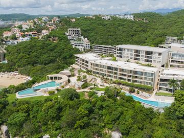 Penthouse con vista al mar, club de playa, en venta, Cosmo Residences, Huatulco