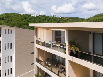 Penthouse con vista al mar, club de playa, en venta, Cosmo Residences, Huatulco