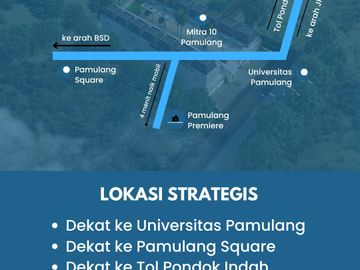 Jual Rumah 2 Lantai Pamulang Premiere Harga Perdana