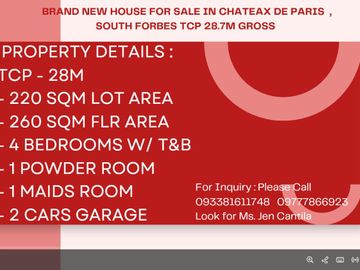Own a Slice of Paris in Cavite 🇫🇷 Stunning New Home for Sale!
