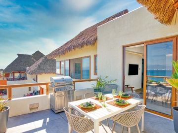 Lujoso Penthouse Amueblado Frente al Mar en Punta Esmeralda | Bucerias Nayarit