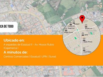 SOLÍS VENDE DEPARTAMENTOS EN PREVENTA CERCA DE LOS CENTROS COMERCIALES, CAJAMARCA.