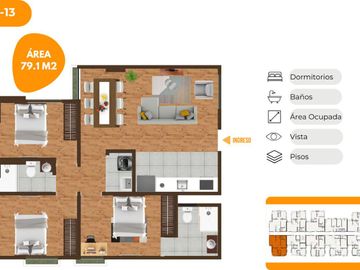 SOLÍS VENDE APARTAMENTOS EN PREVENTA, EN CAJAMARCA.