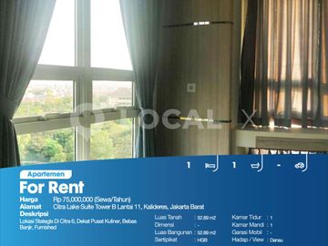 Apartemen Citra Lake Suite Tower B Lantai 11, Kalideres, Jakarta Barat