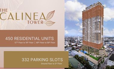 16K MONTHLY STUDIO PRESELLING CONDO IN CALOOCAN CITY CALINEA TOWER payable in 40months