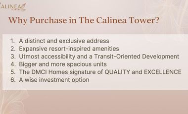 16K MONTHLY STUDIO PRESELLING CONDO IN CALOOCAN CITY CALINEA TOWER payable in 40months