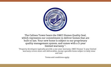 16K MONTHLY STUDIO PRESELLING CONDO IN CALOOCAN CITY CALINEA TOWER payable in 40months