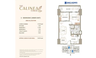 16K MONTHLY STUDIO PRESELLING CONDO IN CALOOCAN CITY CALINEA TOWER payable in 40months
