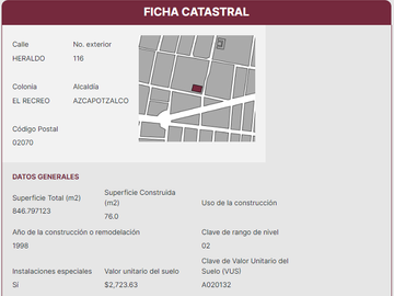 Oficina en Venta del Recreo Azcapotzalco CDMX