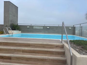 ALQUILO DEPARTAMENTO CON VISTA HACIA EL MAR EN BARRANCO DE 85 M2 CON 3 HABITACIONES