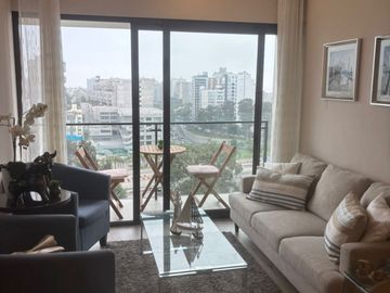 ALQUILO DEPARTAMENTO CON VISTA HACIA EL MAR EN BARRANCO DE 85 M2 CON 3 HABITACIONES