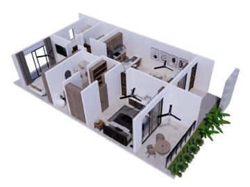 Departamento con balcón en venta, El Arrocito, Huatulco