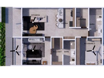 Departamento con balcón en venta, El Arrocito, Huatulco