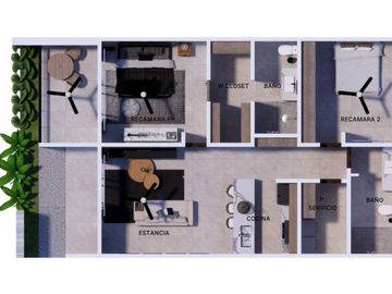 Condominio con balcón en venta, El Arrocito, Huatulco