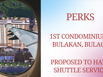 Pre selling Studio Unit in Silaya Bulacan perfect for Airbnb Investment 10 minutes away from new Manila International Airport
