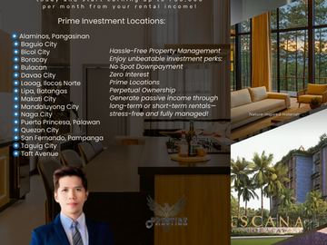 Smart Airbnb Investment Pre Selling Studio in Silaya Bulacan Near New Manila International Airport