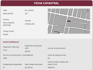 Casa de oportunidad en DIBUJANTES, IZTAPALAPA ✨🏡💵