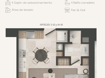 Departamento en zona andares