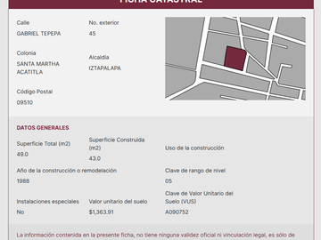DEPARTAMENTO de oportunidad en GABRIEL TEPOPA, SANTA MARTHA ACATITLA✨🏡💵