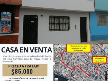 CAÑETE IMPERIAL CASA EN VENTA