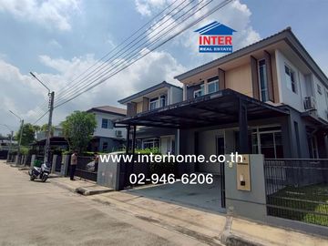 2-storey twin house, 38 sq m., Inizio Village 3, Pinklao-Ring Road, Samret Phatthana Road, Rongkanchanaphisek Road, Bang Kruai, Nonthaburi
