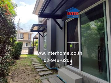 2-storey twin house, 38 sq m., Inizio Village 3, Pinklao-Ring Road, Samret Phatthana Road, Rongkanchanaphisek Road, Bang Kruai, Nonthaburi