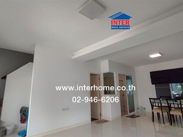 2-storey twin house, 38 sq m., Inizio Village 3, Pinklao-Ring Road, Samret Phatthana Road, Rongkanchanaphisek Road, Bang Kruai, Nonthaburi