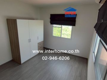 2-storey twin house, 38 sq m., Inizio Village 3, Pinklao-Ring Road, Samret Phatthana Road, Rongkanchanaphisek Road, Bang Kruai, Nonthaburi