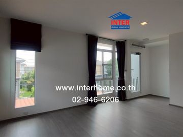 2-storey twin house, 38 sq m., Inizio Village 3, Pinklao-Ring Road, Samret Phatthana Road, Rongkanchanaphisek Road, Bang Kruai, Nonthaburi