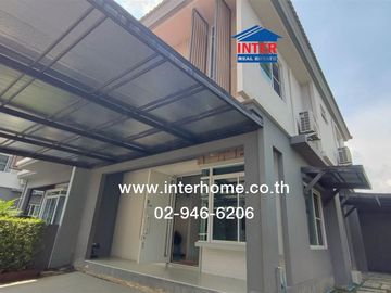 2-storey twin house, 38 sq m., Inizio Village 3, Pinklao-Ring Road, Samret Phatthana Road, Rongkanchanaphisek Road, Bang Kruai, Nonthaburi