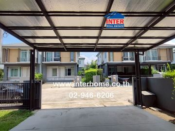 2-storey twin house, 38 sq m., Inizio Village 3, Pinklao-Ring Road, Samret Phatthana Road, Rongkanchanaphisek Road, Bang Kruai, Nonthaburi